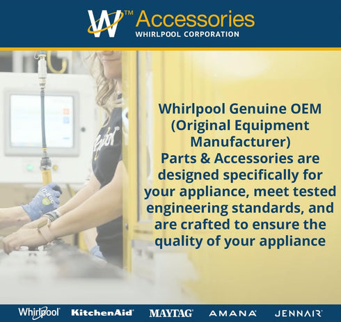 Whirlpool W10120839A Genuine OEM Over-The-Range Grease Filter For Microwaves – Replaces 1373098, 8205997, AH1957303, EA1957303, PS1957303, W101208...
