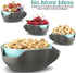 Pistachio Bowl By Elevated Essentials - Double Dish Serving Bowl with Shell Storage - Perfect for Fruit, Nuts, Candy & Snacks...