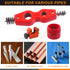 5Pcs Copper Pipe Cleaner Tube Reamer Cutter and Sanding Sponges Set Includes 4 In 1 Copper Pipe Brush, Reamer, Sanding Sponges, Tubing Cutter for ...