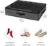 Onlyeasy Sturdy Under Bed Shoe Storage Organizer, Set of 2, Fit 12 to 24 Pairs, Underbed Shoes Closet Storage Solution with Clear Window, Breathab...
