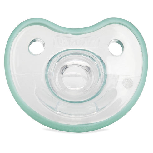 Dr. Talbot's Soft-Flex Orthodontic Pacifiers 0-6 Months, Aqua/White, 2 Pack...