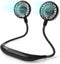 AMACOOL Neck Fan Battery Operated Neckband Fan Hand-Free Wearable Personal Fan for Hot Flashes Home Office Travel Outdoor Sports (Black)...