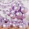 AULE Metallic Light Purple Latex Balloons 50 Pcs 12 inch Chrome Lavender Balloons Lilac Helium Balloons Happy Birthday Graduation Gender Reveal Pa...