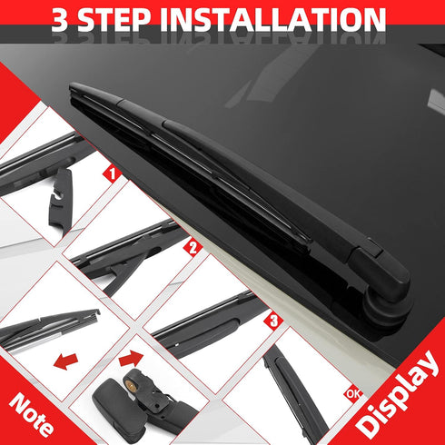 OTUAYAUTO 76720STXA01 Rear Wiper Arm Blade Kit - Replacement for Acura MDX 2014-2017...