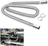 COLOR TREE 2M 2.5CM Universal Stainless Steel Exhaust Pipe Parking Air Heater Tank Diesel Gas Vent Hose Length for Car Truck...