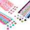 1600 Sheets Star Origami Paper - 24 Different Designs of Cute Romantic Cartoon Origami Folding Strips Decoration for DIY Handcrafts, School Teachi...