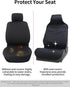 Waterproof Car Seat Cover Protector Universal Fit Front Seat Covers Non-Slip Bottom Sweatproof and Easy to Clean Automotive Accessories for Pickup...