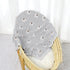 100% Cotton Baby Blanket Knit Soft Cozy Swaddle Receiving Blankets Toddler Infant blanket with Lovely Elephant for Newborn Boy Girls - Grey, 90 x ...