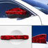 Lypumso Eletroplated Forged Carbon Fiber Vinyl Wrap, Gloss RedPlating Chrome Mirror Car Wrap Vinyl DIY Auto Sticker Decal Film Sheet with Bubble F...