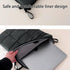 Puffy Laptop Sleeve 13 Inch Black, Waterproof Carrying Case Bag for Women, Fluffy Computer iPad Pro 12.9 Case, Compatible with MacBook Pro 12, Mac...