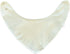 Baby Bib for Drooling and Teething with Pacifier or Teething Toy Attachment - ABC I Love You...