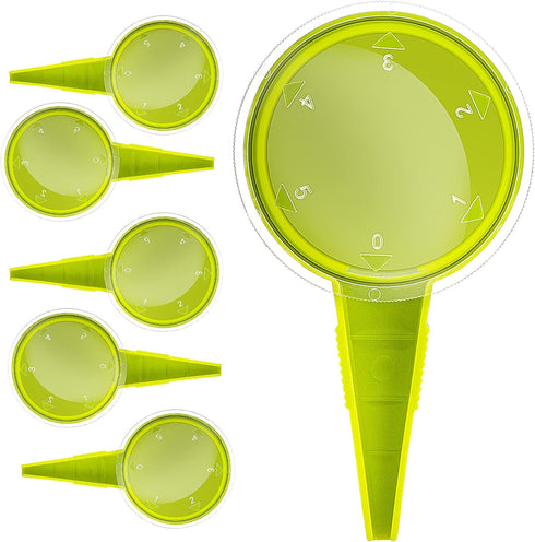 Sowing Seed Dispenser Hand Tool, 6 Pack Handheld Garden Seeder Sower Planter with 5 Dial Settings, Ideal for Small Seeds of Flowers, Vegetables, O...