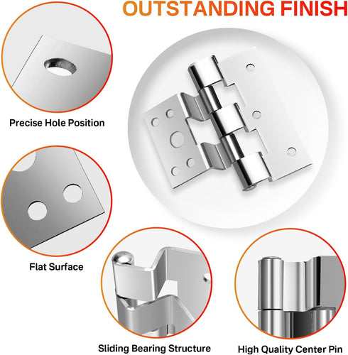 SuperDi Mobile Homes Door Hinge for Combination Doors Replacement for Elixir Series 6000 8000 9000 and Storm Door...