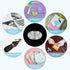 150 Sets Plastic Sew-on Snap Buttons Invisible Snap Fasteners Buttons Round Clear Press Button for Sewing Clothing DIY Craft, 7 mm 10 mm 15 mm...