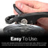 Lantana Smooth Edge Can Opener with Bottle Cap Lifter - Hand Held Manual Safety Tin Opener - Black/Stainless Steel...