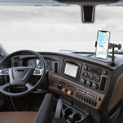 Phone Wall Mount Holder Bracket Magic Arm and Clamp, Compatible with 3.5-6.7'' iPhone/Samsung Galaxy/Nexus/HTC/LG Most Mobile Cell Phone Smart Pho...