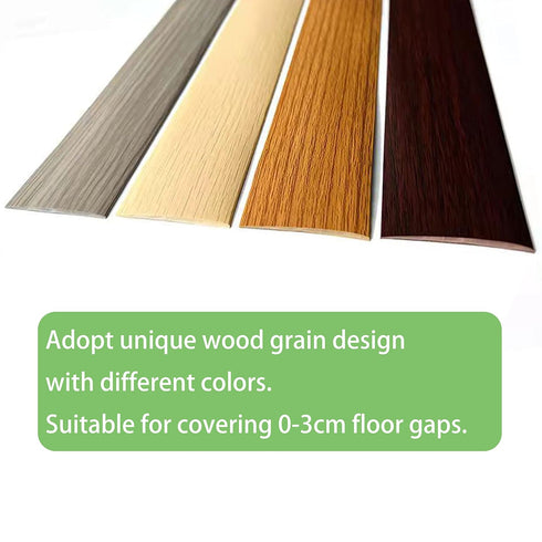 Floor Transition Strip Self-Adhesive Cover Strips Threshold Repair Floor Gap Vinyl Flooring Transitions Laminate Floor Flat Divider Strip Minimali...