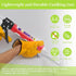 Drip-Free Caulking Gun Ratchet Rod Caulk Gun Applicator 15:1 Thrust Ratio Labor-Saving Lightweight Nylon Frame Cartridge Gun for 10oz/300ml Standa...
