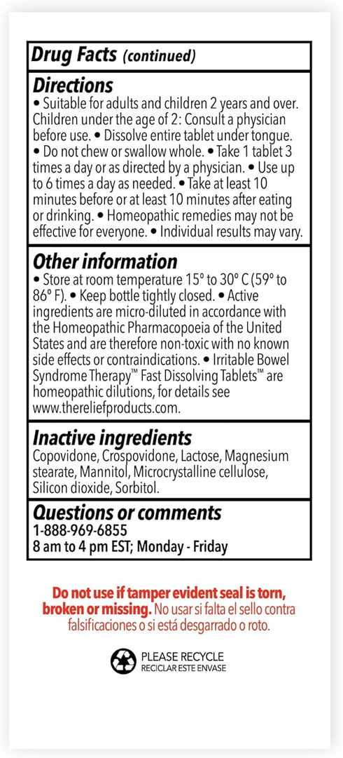 The Relief Products IBS Therapy Fast Dissolving Tablets, 70Count...
