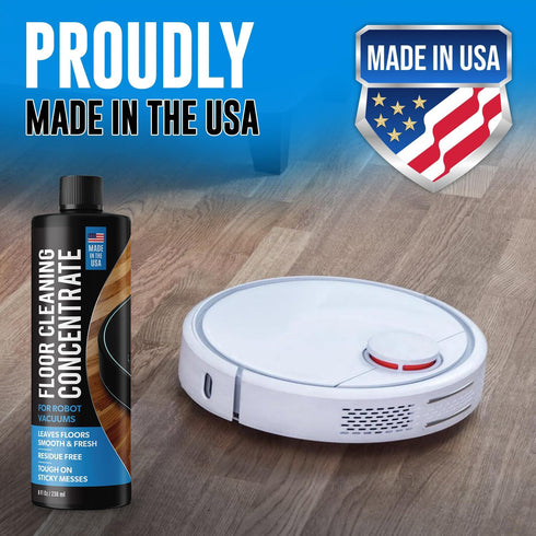 Robot Vacuum Floor Cleaning Concentrate for Mops - 75+ Uses Per Bottle - Compatible with Roborock, Tineco, iFloor, Etc. - Hardwood & Multi-Surface...