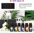 Refresh Essential Oil Set, 6x10ml Aromatherapy Oils for Diffuser, Humidifier, DIY Candle, Air Purifier...