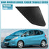 Front Left Door Mirror Corner mudguard Triangle Cover for Honda Fit 2009-2013 Plastic Black...