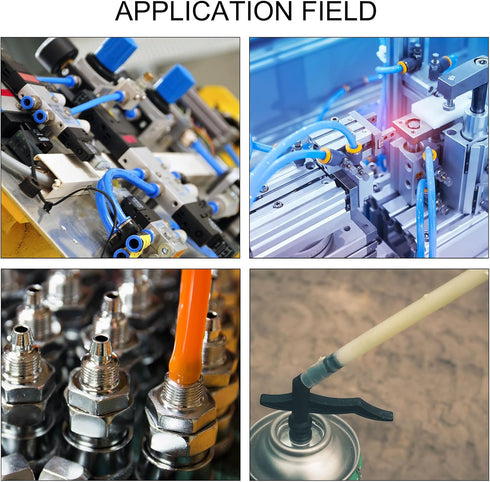 Pneumatic Tubing Pipe,8mm x 5mm Clear PU Polyurethane Tube,6.6FT 2M,PU Air Line Tubing Hose Tubes for Air Compressor,Fluid Transfer,Air Brake...