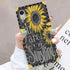 BOYYUNGYU Square Phone Case for iPhone Xr with Sunflower You are My Sunshine Pattern Soft TPU Metal Plating Four-Corner Anti-Drop and Shock-Proof ...