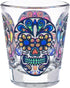 Culver Sugar Skulls Decorated Shot Glasses, 1.75-Ounce, Set of 4...