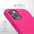 kwmobile Case Compatible with Apple iPhone 12 Pro Max Case - Soft Slim Protective TPU Silicone Cover - Neon Pink...
