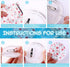 15PCS Acrylic Button Pin Clear Pins Buttons Badges Clear Craft Blank Pins Buttons Badges Kit for DIY Craft Supplies, Birthday, Valentine's Day Gif...