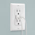 Maxxima 15A USB Wall Outlet Receptacle, 30W Power Delivery QC 3.0 Type-C/A w/ 2 Standard Outlets, High Speed Charging for Smart Devices, Duplex Re...