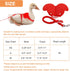 Duck Walking Harness and Leash Chicken Duck Outdoor Training Rope Adjustable Rope for Pet Poultry Hen Cock (XS, Red)...
