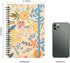 4 Pack Spiral Notebooks 6 × 8 Inch Hardcover Floral College Ruled Journals Lined for School Supplies Students Inner Pocket, 320 Sheets/640 Pages...