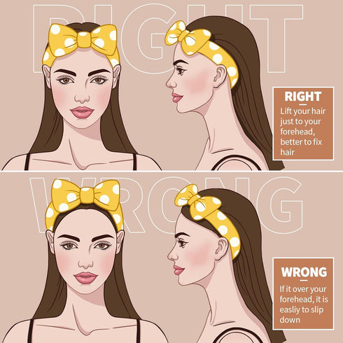 Teenitor Makeup Headband, Spa Headband, Bow Headbands, Headbands for Washing Face,Makeup, Shower Spa, Microfiber Headband for Girls Women Gift, 5p...