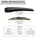 Rear Wiper Arm Blade Nut Set Replacement for Buick Encore,Chevrolet Chevy Trax(Tracker) 2013-2022 Traverse 2018-2023, Rear Wiper Cover Accessories...