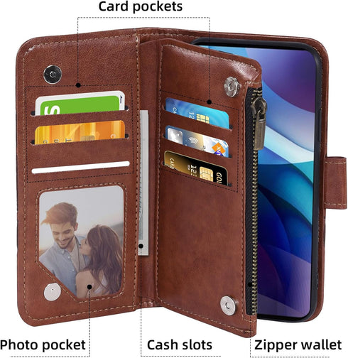 Asuwish Phone Case for Moto G Stylus 5G 2021 Wallet Cover with Tempered Glass Screen Protector and Flower Leather Flip Credit Card Holder Cell Acc...