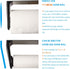 simpletome ONE HAND TEAR Paper Towel Holder Under Cabinet Adhesive or Drilling Installation Aluminum Alloy + ABS (Black)...