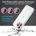 [3+1 Compatible with iPhone 14 Pro & iPhone 14 Pro Max Camera Lens Protector Glitter Bling, Tempered Glass Clear Camera Cover Screen Protector Met...