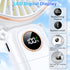Portable Handheld Fan, 5200mAh Portable Fan Rechargeable, 180° Foldable Small Mini Hand Held Fan, Max 22 HRS Working, 6 Speeds, LED Display, Quiet...