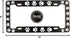 DMSE Animal Pet Dog Cat License Plate Frame For Your Car Automobile Easy Installation Durable Universal Fit (Black With White Paw)...