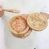 Salt Box Bamboo Salt Container with Lid and Spoon Bird Pattern Cellar with Magnetic Lock Swivel Lid Pepper Sugar Sea Salt Spice Seasoning Holder K...