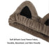 Facial Spa Headband Cosmetic Makeup Headband Skincare Headband for Washing Face Makeup (Cat Ear Brown)...