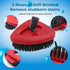 Scrub Brush Replacement Head and Base for EasyWring Spin Mop 1 Tank System, Upgraded Floor Scrubber Brush Triangle Hard Bristle Cleaning Brush for...