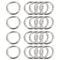 uxcell Stainless Steel O Rings, 20pcs 40mm(1.57") Outer Dia. 3mm Thickness Multi-Purpose Metal Welded O-rings Round Rings for Hardware Luggage Acc...