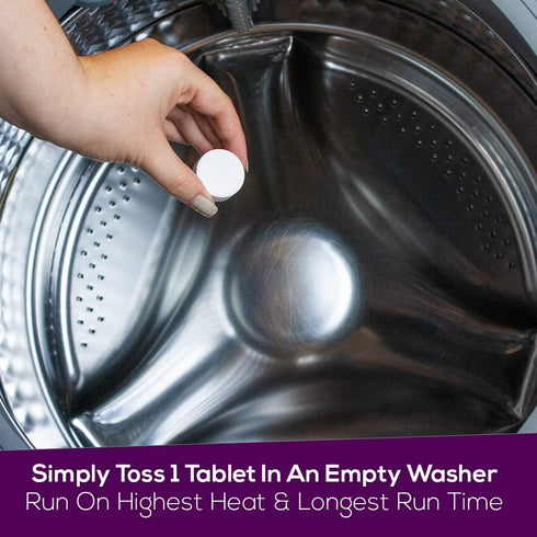 Rejuvenate Washing Machine Cleaner & Deodorizer Tablets 3 Months Supply (3 Tablets)...