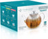 Teabloom Vienna Glass Teapot – Stain-Free Heatproof Glass – Stovetop Safe – Removable Stainless Steel Infuser – Perfect for Loose Leaf Tea – 37 oz...