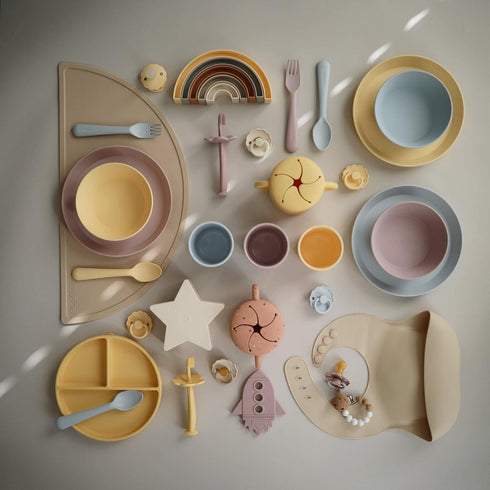 mushie Dinnerware Cups For Kids | Made in Denmark, Set of 2 (Daffodil)...