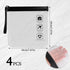 4 Pack TSA Approved Toiletry Bag, Clear Quart Size Toiletries Bags for Travel Carry On, Airport Airline Compliant Bag for Holiday Travel Essential...