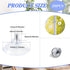 20 Pcs Suction Cups for Glass Window Screw Suction Pads 1.73"/44mm PVC Clear Sucker Pads with Cap Nut M6 Thread for Home Organization Bathroom Win...